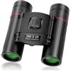 OFFCUP Binocolo 200x25 Professionale, Mini Binocolo Compatto Impermeabile con Custodia, per Birdwatching, Teatro, Concerti, Caccia e Sport