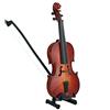 Oumefar mini violino in miniatura Piccolo Violino Mini Violino Piccolo Violino Violino in Miniatura Mini Violino in Legno Modello Musicale Simulazione Violino