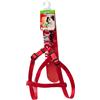 CROCI Strass Cane Pettorina Regular Con Osso Rosso MM.10