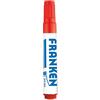 Franken Flipchart Z2200 01 - Pennarello, punta a scalpello da 2-6 mm, colore: Rosso