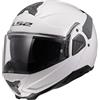 LS2, Casco Moto Modulare ADVANT II SOLID Gloss White, 3XL