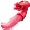 SuperLove Swinging & Licking Tongue Dual Vibrator Red