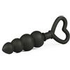 SuperLove Silicone Anal Beads Black