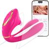 SuperLove Dual Stimulation Couples Wearable Vibrator with App Pink