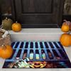 Saituo Home Zerbino da Clown Spaventoso di Halloween, Tappeto Ingresso Interno Antiscivolo, Zerbino Ingresso Esterno Divertente e Resistente per Casa Della Decorazione di Halloween