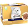 Gourmet Purina Gourmet Gold Straccetti Umido Gatto Multipack 24x85g 6x Manzo 6x Pesce 6x Pollo 6x Salmone - 1° ORDINE? 20% di sconto SU BRAND ESCLUSIVI, codice BZR20