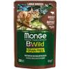 Monge BWild Grain Free Large Breed Cat 85 gr Bufalo e ortaggi - confezione da 14 pezzi - Cibo umido per gatti - 1° ORDINE? 20% di sconto SU BRAND ESCLUSIVI, codice BZR20