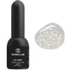 DIDIER LAB - Premium Top Coat Semipermanente Glitter Gold - Senza Dispersione - Per Smalto Semipermanente Gel Unghie UV LED - Top Coat Gel - Finitura Lucida - Lunga Durata - 10ml