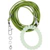 LT Easiyl Imbracatura per Uccelli da Volo e Addestramento 3M per Pappagalli, Piccioni e Pappagallini con Anello 4# (Verde)