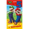 Danilo Promotions LTD Super Mario Bros 5° Biglietto di Compleanno