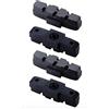 BBB Cycling - Pastiglie per freni a cerchio HydroStop - Fornisce modulazione e durata - Sistemi di freni idraulici Magura - Accessori per biciclette - 34 g - Nero