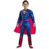 RUBIE'S Costume Superman Black Line Deluxe per Bambini - Taglia L 8/10 anni