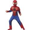 RUBIE'S Costume Spider-Man Deluxe per Bambini - Taglia L - 7/8 anni