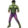 RUBIE'S Costume Hulk Deluxe per Bambini - Taglia S - 7/8 anni