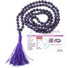 Cristallo Naturale Ametista Mala Pietra Cristallo Naturale 6 mm 108 Perline...