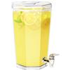 Lifewit 4L Dispenser Bevande con Rubinetto, Set di 1 Dispenser Acqua in Plastica, Contenitore Distributore Bevande Ghiacciati per Cocktail, Succhi, Limonata e Tè, 27 x 16 cm/10x6