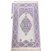 ihvan online Tappeto di preghiera musulmana Janamaz, Sajadah morbida, Regali islamici, tessuto di ciniglia, lilla scuro