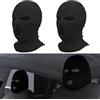 ZhouWei 2 Pezzi Copri Poggiatesta Auto Universale, Antipolvere Lavabili Copripoggiatesta Accessori Traspirante Cappello Divertente Personalizzato Poggiatesta Auto, per Alla Maggior Parte Delle (Nero)