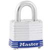 Master Lock 3EURD Lucchetto Scanalato a Chiave, blu e argento, 5,9 x 4 x 2,1 cm