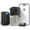Yale Assure Lock YRD430-F-ZW3-619 - Serratura intelligente per porta d'ingresso senza chiave, in nichel satinato, con tastiera touchscreen collegata Z-Wave (ZW3), per inserimento codice e accesso