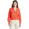 United Colors of Benetton Maglia Polo M/L 1898D3015, Arancione, S Donna