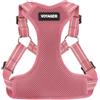 Best Pet Supplies Voyager Pettorina per Cani Regolabile con Strisce Riflettenti by Best Pet Supplies - Resistente e Traspirante, con Anello a D per Guinzaglio, Rosa, XL