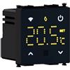Ettroit Termostato Smart Tuya Wi-Fi Touch digitale da incasso nero compatibile anche con BTicino Livinglight