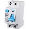 Ettroit Interruttore differenziale puro Salvavita modulare 2P 63A 300mA 6KA 220V Ettroit