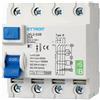 Ettroit Interruttore magnetotermico differenziale puro modulare 4P 25A 30mA 6KA AC/DC 380V curva B Ettroit