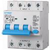 Ettroit Interruttore magnetotermico differenziale modulare 3P+N 63A 30mA 6KA 380V classe A Ettroit