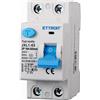 Ettroit Interruttore differenziale puro Salvavita modulare 2P 16A 300mA 6KA 220V classe A Ettroit