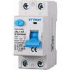 Ettroit Interruttore differenziale puro Salvavita modulare 2P 25A 300mA 6KA 220V classe A Ettroit