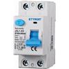 Ettroit Interruttore differenziale puro Salvavita modulare 2P 63A 300mA 6KA 220V classe A Ettroit