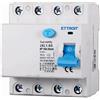 Ettroit Interruttore differenziale puro Salvavita modulare 4P 16A 30mA 6KA 380V classe A Ettroit