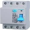 Ettroit Interruttore differenziale puro Salvavita modulare 4P 25A 300mA 6KA 380V curva F Ettroit