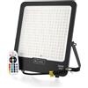 M LEDME Faro proiettore Led Napoli Plus 200W Nero da esterno IP65 RGB M LEDME