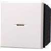 Ettroit Deviatore unipolare assiale 2 moduli 16A bianco compatibile anche con BTicino Axolute