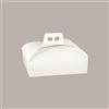 LUCGEL SRL Scatola Porta Torta Dolci in Fibra Bianca 44x33x7 cm 5 pezzi