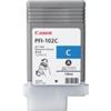 Canon : Cartucce Plotter Compatibile ( Rif. PFI-102 C ) - Ciano - ( 130 ml ) - ( Pigmentato )