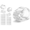 virea 12 x Fermaporta per maniglie Trasparente - - Fermaporta per proteggere pareti e mobili - - Per maniglie di porte e finestre - - Paracolpi per maniglie di porte dal design discreto