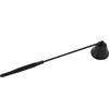 Cikonielf Spegni Candela in Acciaio Inox Spegni Candela a Forma di Campana Spegni Candela Trimmer Cover con Manico Lungo(Nero)