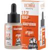 Victoria Beauty - Siero per la crescita dei capelli con caffeina, olio di argan e guaranà, siero del cuoio capelluto contro la caduta dei capelli, idrata i capelli e favorisce la crescita (1 x 30 ml)