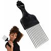 FILFEEL Pettine Capelli Ricci, Pettine per Capelli Afro Inserto per Capelli Ricci Spazzola Forcella Pettine per Capelli in Plastica Strumento Antistatico Parrucchiere Barbiere Parrucchiere
