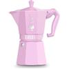 Bialetti Moka Exclusive 3 Tazze Vintage (6 tazze, Pink)