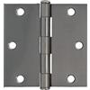 Amig - Cerniera di sicurezza - 3 '' x 3'' (76 x 76 x 1,6 mm) - Bordi quadrati - Finiture piatte - Supporto per porte d'ingresso saldamente - Acciaio cromato opaco