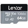 LEXAR 64 GB MICRO SDXC UHS-I SILVER PLUS