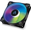 ARCTIC P14 PWM PST A-RGB - Ventola PC per case PWM da 140 mm ottimizzata per la pressione statica, ventola per case, Semi-passiva: 200-1900 rpm (0 rpm <5%), 5V 3 pin A-RGB LED, Ventola singola - Nero