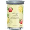 Yankee Candle Signature Candela Profumata, Limonata Ghiacciata Ai Frutti di Bosco in Tumbler Grande, Candele di Miscela di Cera di Soia Lunga Durata, Regalo per le Donne