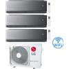 Lg Climatizzatore Condizionatore LG Artcool Mirror AI Air R32 Wifi Trial Split inverter 9000 + 9000 + 12000 BTU con U.E. MU3R19 Classe A+++/A++ NOVITÀ