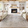 HUGEAR Tappeto Salotto Moderno Beige Blu Tappeti 180x270cm Lavabile in Lavatrice Antiscivolo Astratto Naturale Grande Carpet Cameretta Scendiletto Camera da Letto Ufficio Pelo Corto